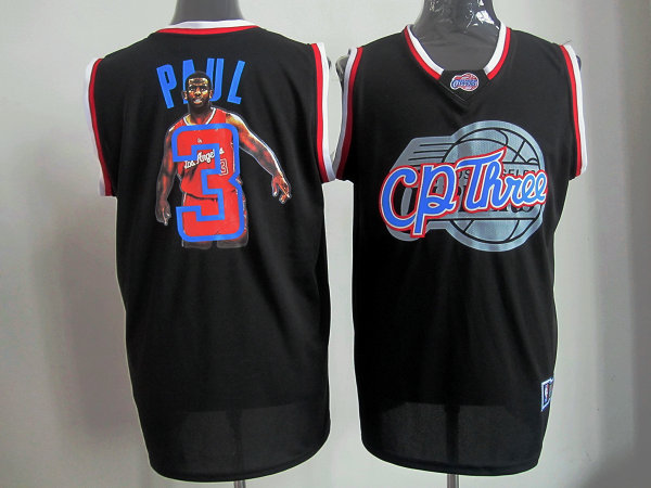  NBA Los Angeles Clippers 3 Chris Paul Notorious Fashion Black Jersey